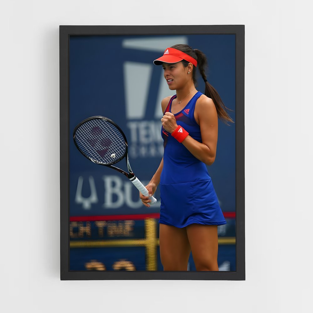 Poster Ace in Blue – affiche Tennis (vue 2)